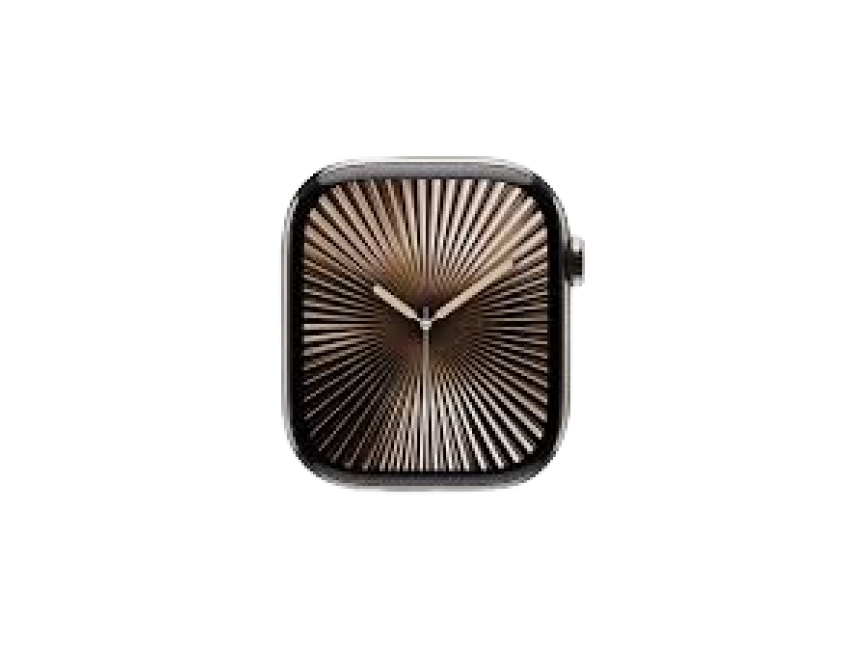 Apple Watch Series 10 GPS + Cellular 42mm Natural Titanium Case with Natural Milanese Loop