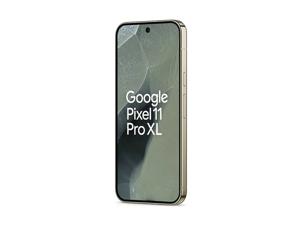 Google Pixel 11 Pro XL Оливковый — вид сбоку