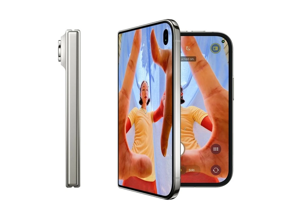 Apple iPhone Duo Звёздный белый (Star White) — вид сбоку