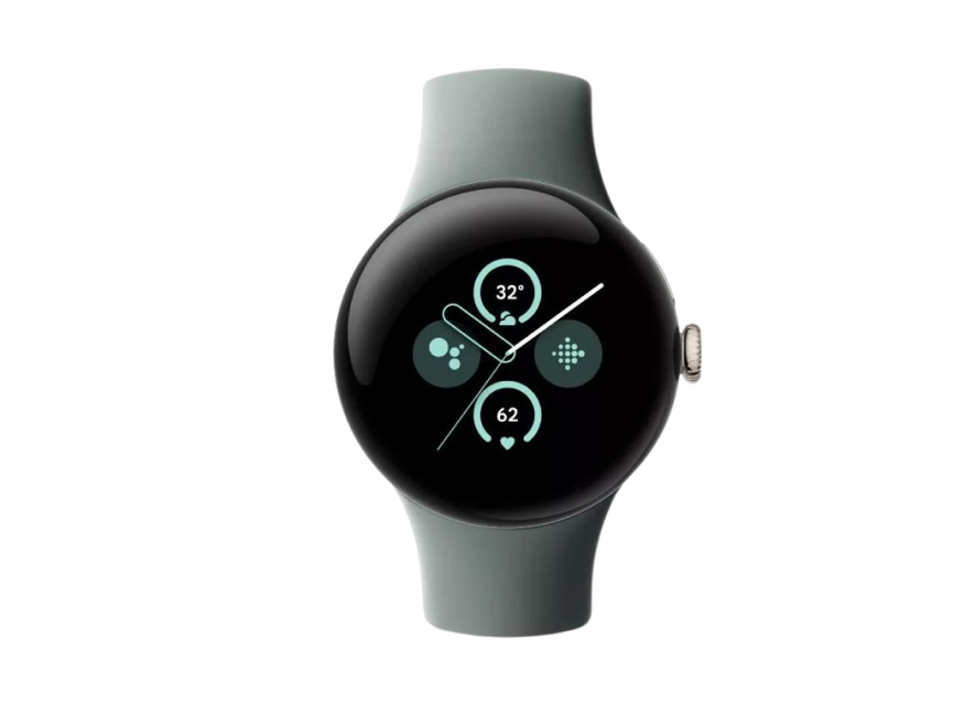 Google Pixel Watch 2 LTE золотистый шампань/лесной орех