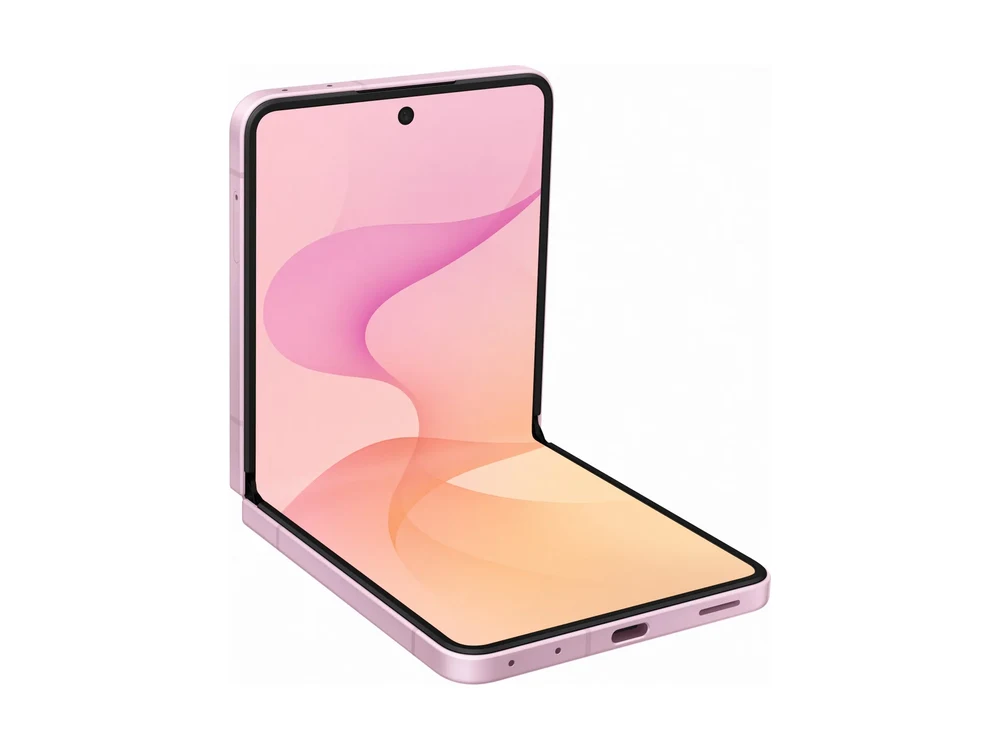 Samsung Galaxy Z Flip 8 Розовый — вид сбоку