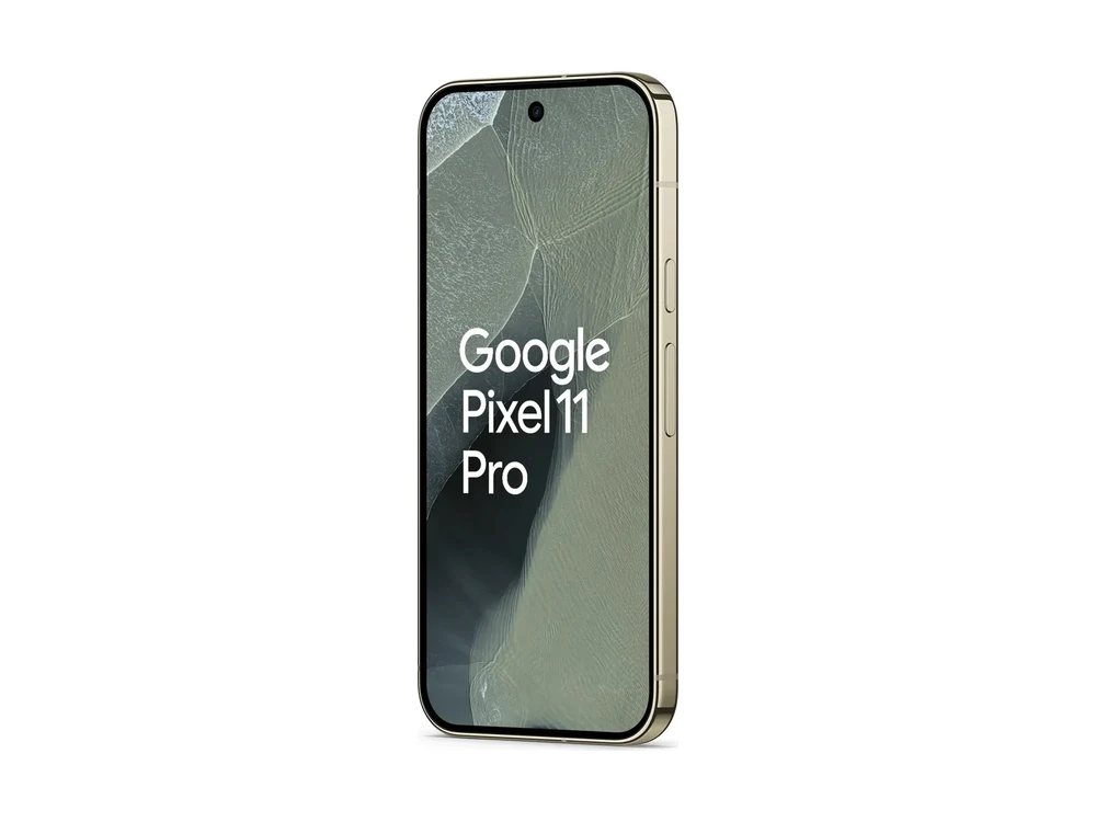 Google Pixel 11 Pro Оливковый — вид сбоку
