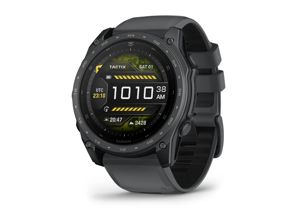 Garmin Tactix 8 AMOLED Cerakote 51 mm, серый Cerakote, двухцветный силиконовый ремешок