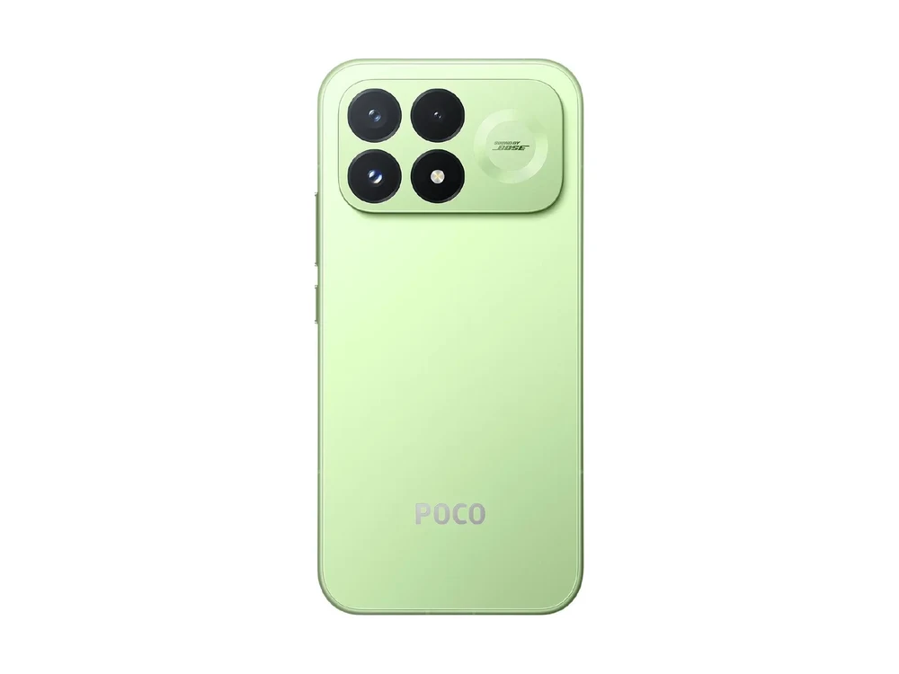POCO F9 Pro Aurora Green — задняя панель