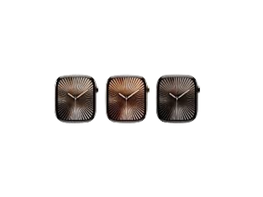 Apple Watch Series 10 GPS + Cellular 42mm Slate Titanium Case with Slate Milanese Loop