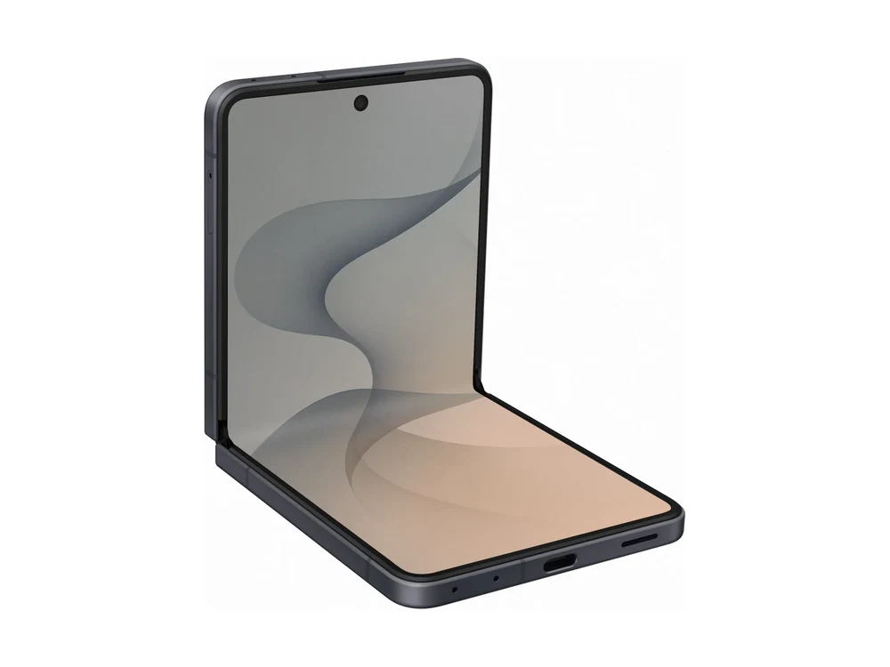 Samsung Galaxy Z Flip 8 Графитовый — вид сбоку