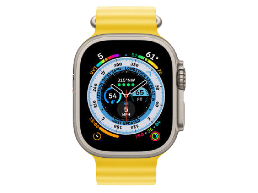 Apple Watch Ultra GPS + Cellular 49мм  Yellow Ocean Band  (размер S,M,L)