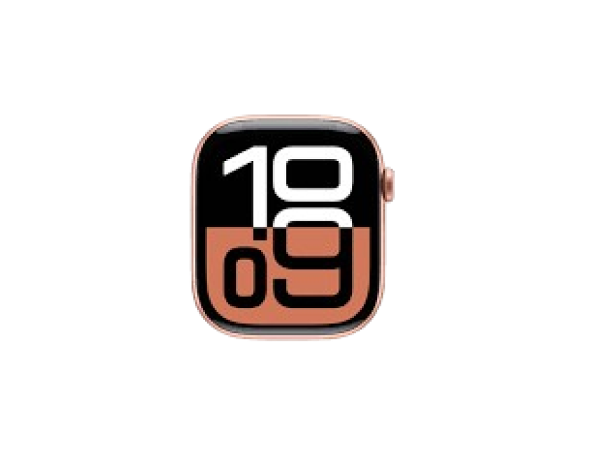 Apple Watch Series 10 GPS 42mm Rose Gold Aluminum Case with Light Blush Sport Band - M/L (WWWJ3)