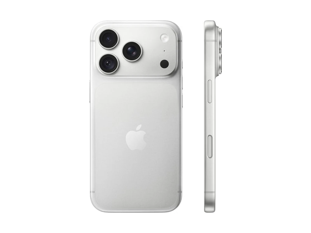 Apple iPhone 18 Pro Серебристый (Silver) — вид сбоку