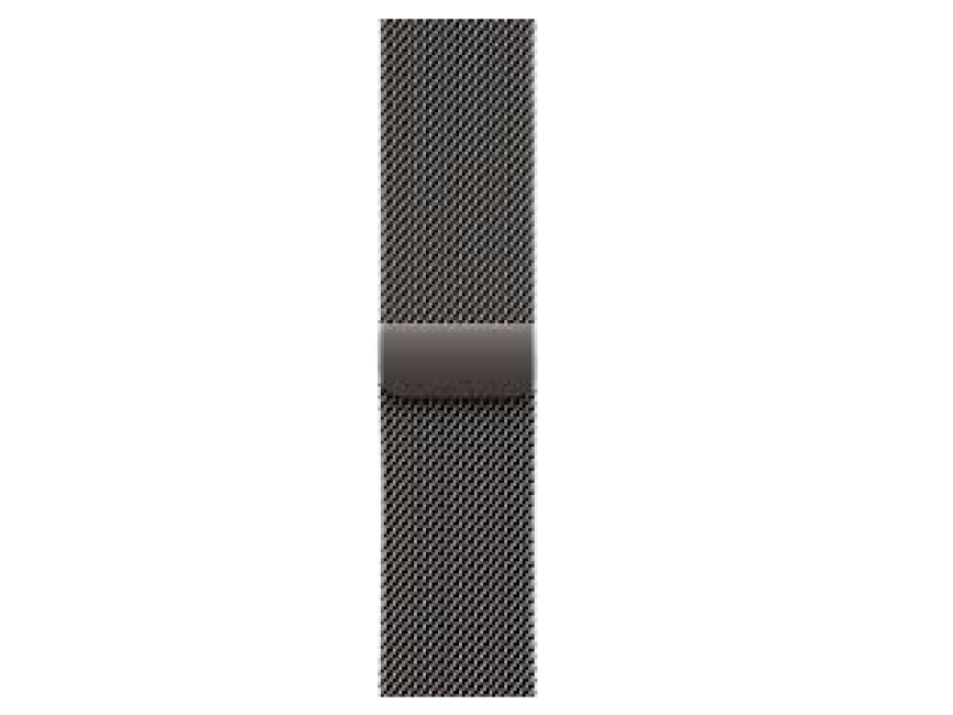 Apple Watch Series 10 GPS + Cellular 42mm Slate Titanium Case with Slate Milanese Loop