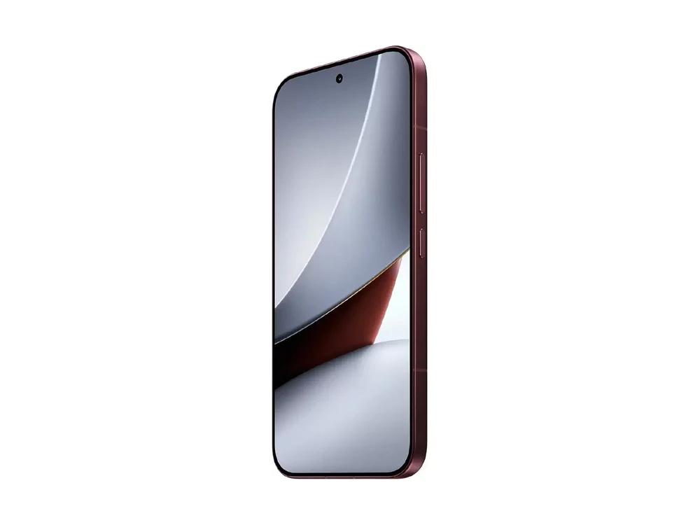 POCO F9 Ultra Бордовый — вид сбоку