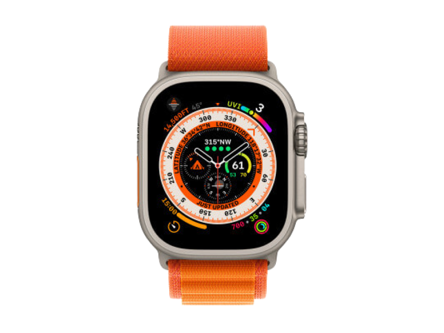 Apple Watch Ultra GPS + Cellular 49мм Orange Alpine Loop (размер S/M; M/L)