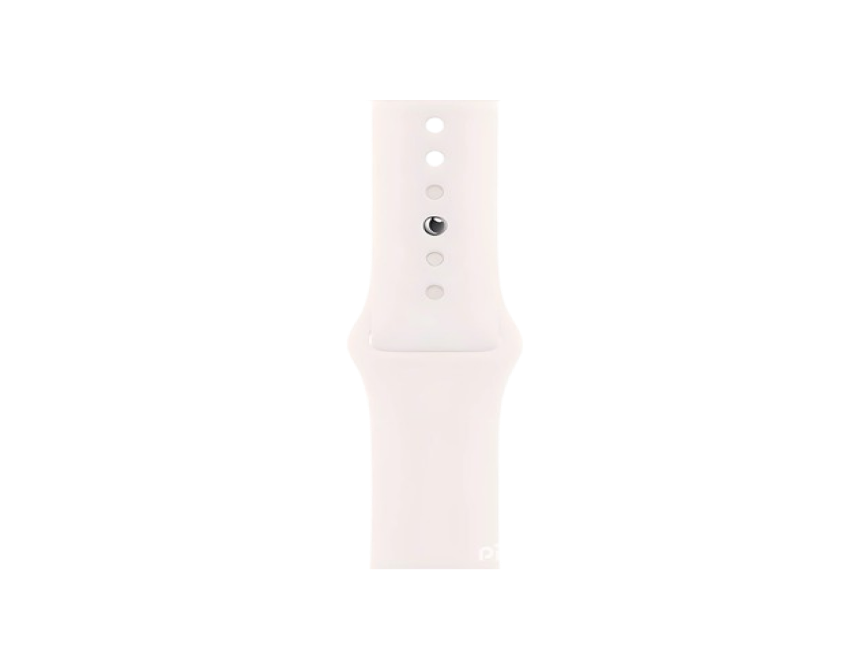 Apple Watch Series 10 GPS 42mm Rose Gold Aluminum Case with Light Blush Sport Band - M/L (WWWJ3)