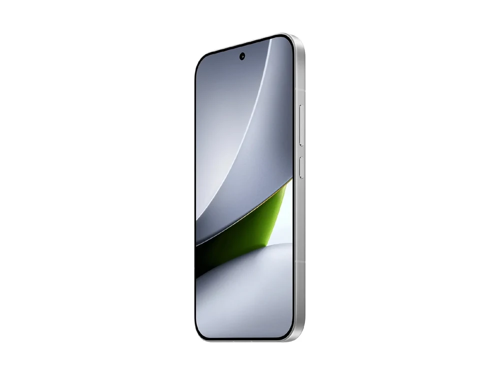 POCO F9 Pro White — вид сбоку